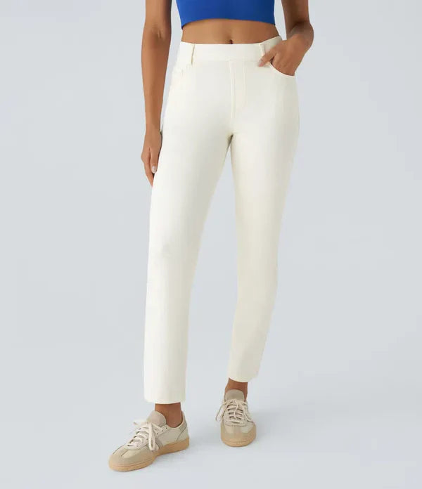 RAFFAELLA | Hoge Taille Ultra Comfortabele Broek met Casual Chic Stijl