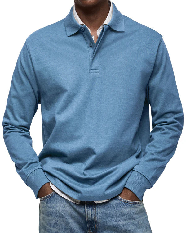 RIKO | Polo Lange Mouw - Comfortabel en Stijlvol