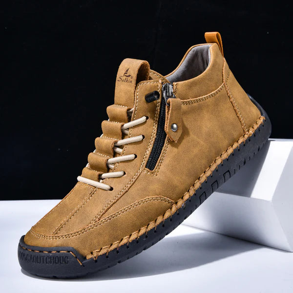 Christian™ | Nubuckleder Schoenen met Rits voor Mannen