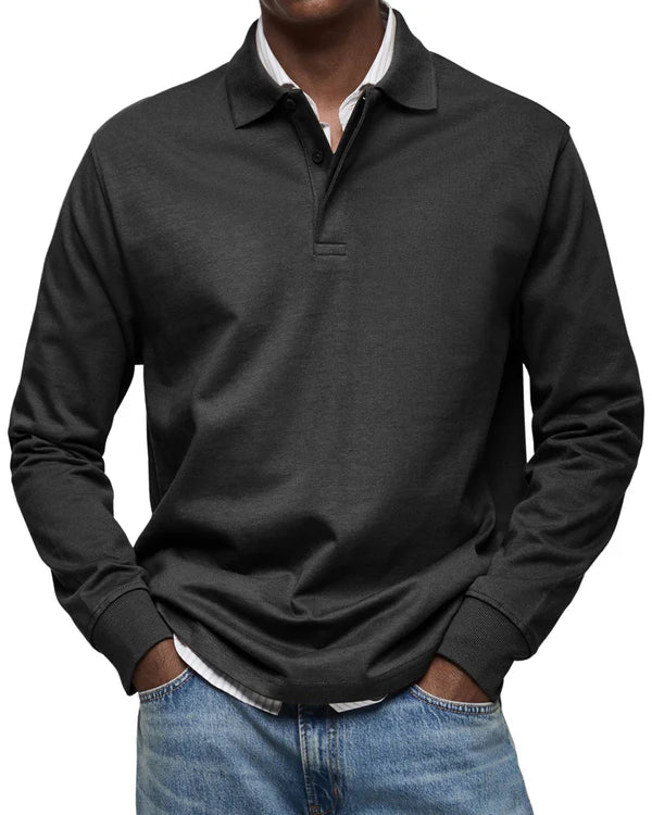 RIKO | Polo Lange Mouw - Comfortabel en Stijlvol