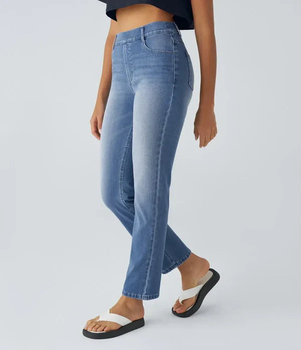 RAFFAELLA | Hoge Taille Ultra Comfortabele Broek met Casual Chic Stijl
