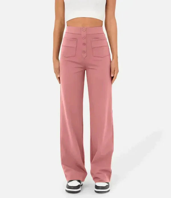 Hoge taille casual elastische broeken