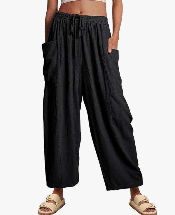 GABRIELLA | Zomerbroek met Wijde Pijpen voor Maximale Comfort en Elegante Dagstijl