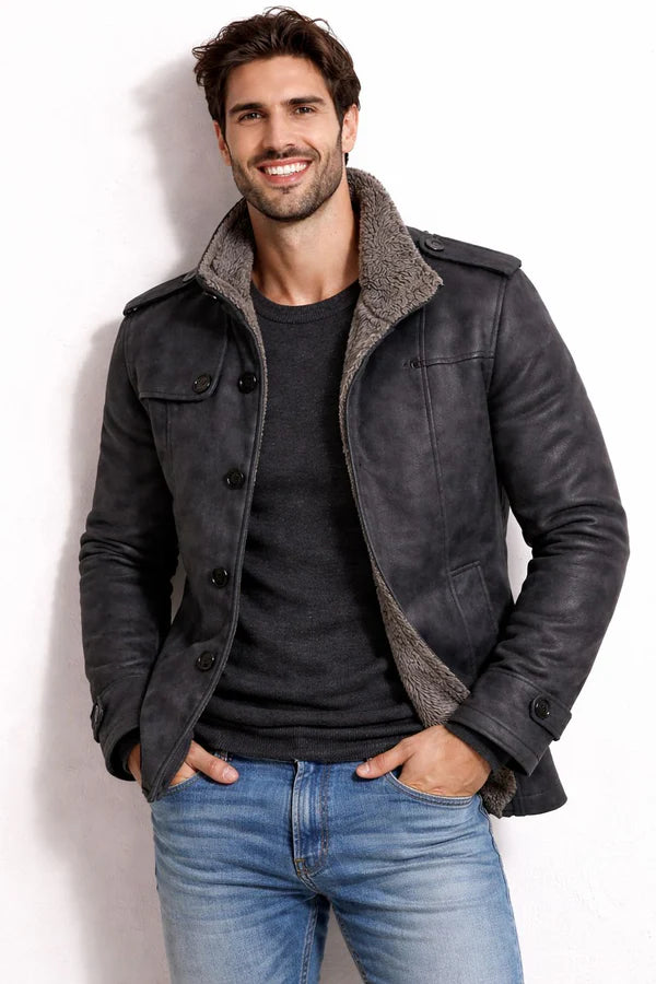 DAAN™ | Elegante Herenjas met Tijdloze Warmte en Verfijnde Stijl