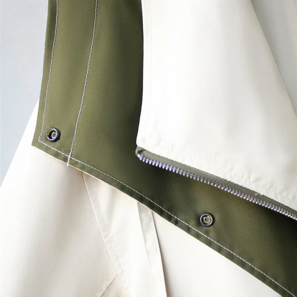 Alva – Elegante jas met bescherming tegen slecht weer en wind